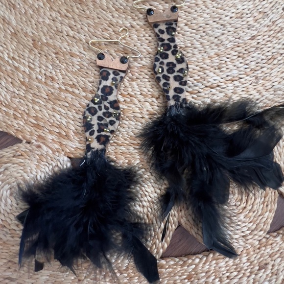 Silhouette Ornaments (set of two) Cheetah - Picture 2 of 2